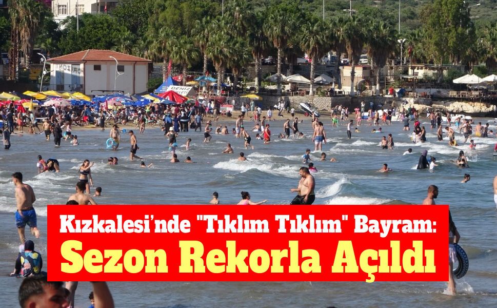 Akdeniz’de İğne Atsan Yere Düşmedi! Tatilciler Mersin’e Akın Etti