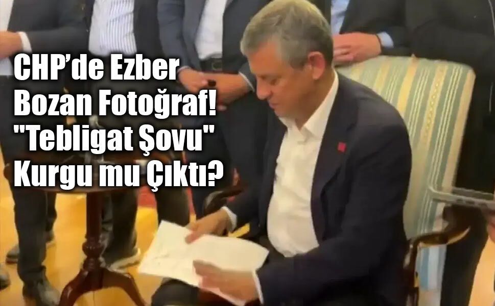 CHP Genel Merkezi'ndeki "Tebligat Krizi" Büyüyor: Yeni Fotoğraf "Kurgu" İddialarını Gündeme Taşıdı