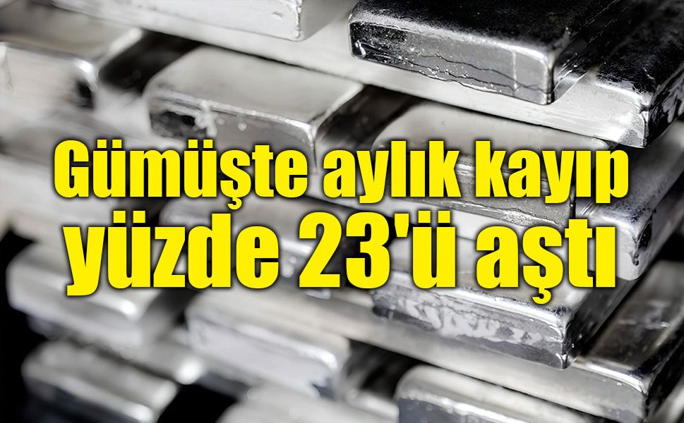 Altından sonra şimdi de gümüş yatırımcısı dertli! Fiyatlar 7 ayın dibine geriledi