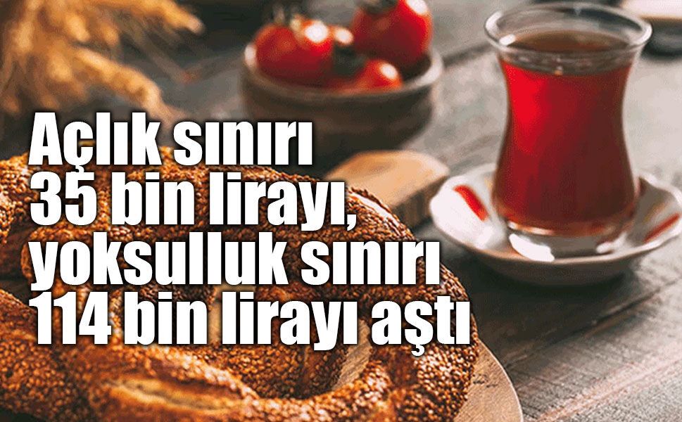 Açlık sınırı 35 bin lirayı, yoksulluk sınırı 114 bin lirayı aştı