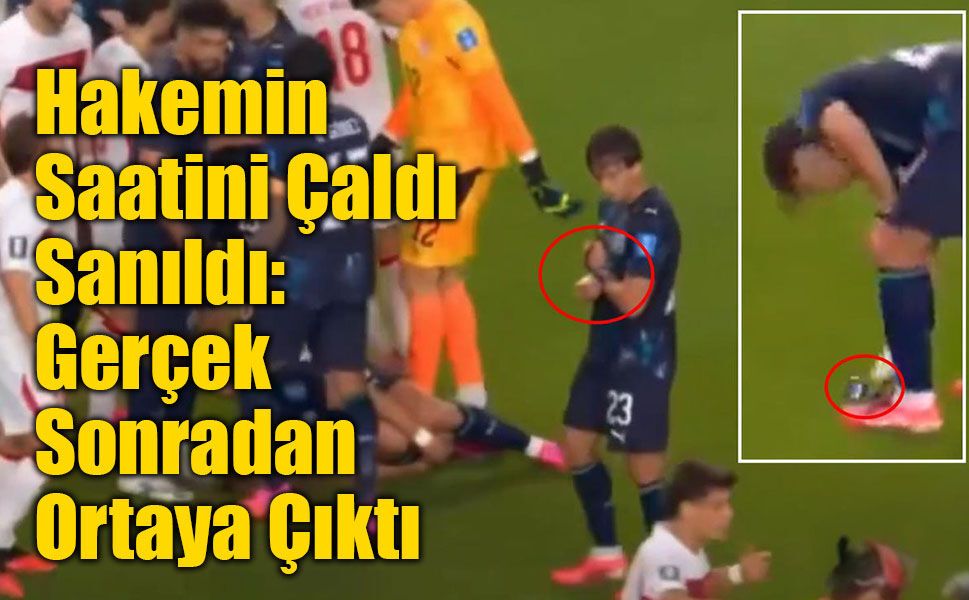 Hakemin Saatini Aldı Sanıldı: Gerçek Maç Görüntüleriyle Ortaya Çıktı