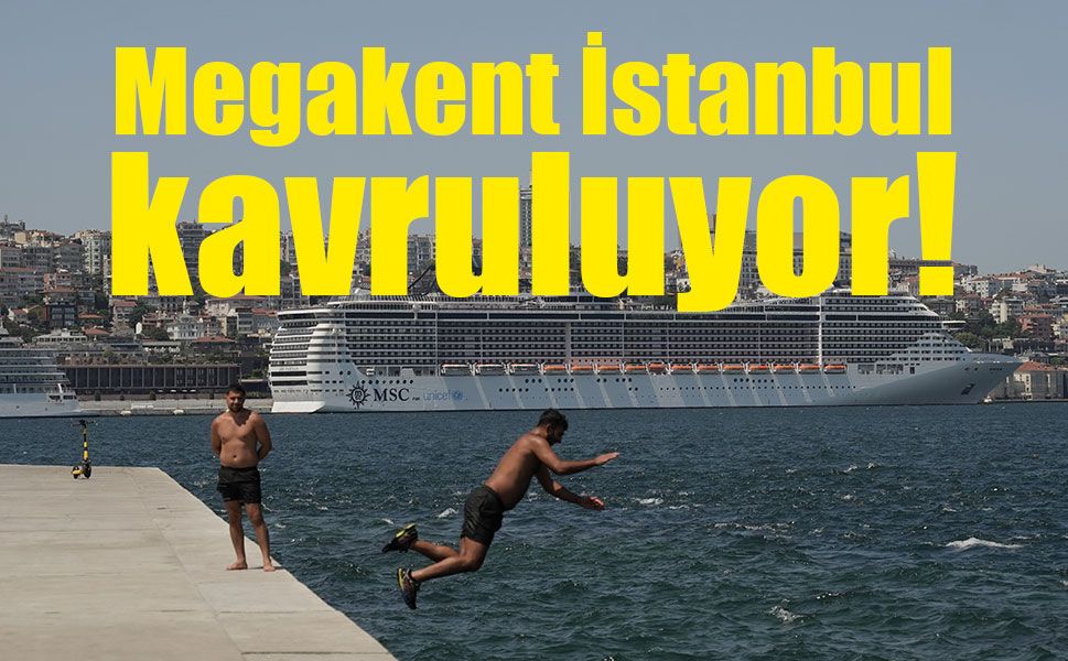 İstanbul'u bunaltan sıcaklar! Boğaz'da serinlik aradılar