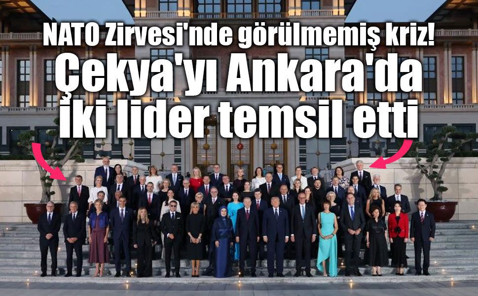 NATO Zirvesi'nde görülmemiş kriz: Çekya'yı Ankara'da iki lider temsil etti