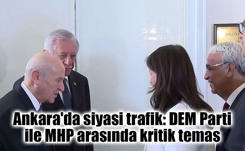 DEM Parti heyeti Bahçeli ile görüştü: TBMM'de kritik temas