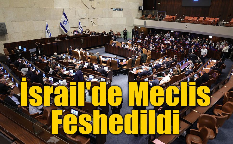 İsrail'de Meclis Feshedildi: Gözler 27 Ekim'deki Genel Seçimde