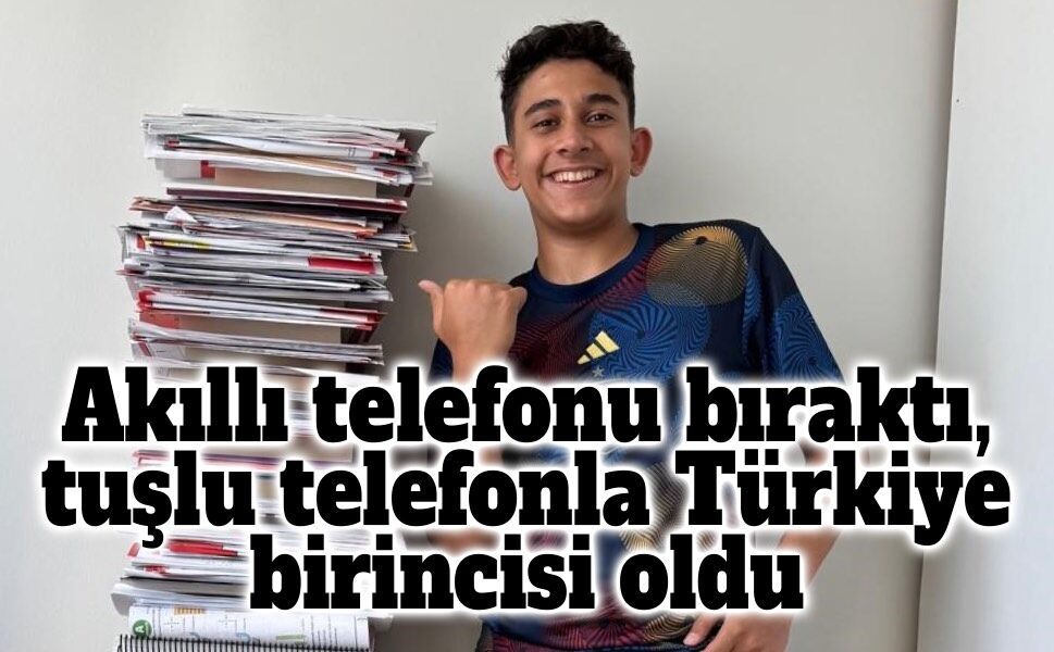 LGS Türkiye Birincisi Hamza İncebay: "Akıllı Telefonu Bıraktım, Tuşlu Telefon Kullandım"
