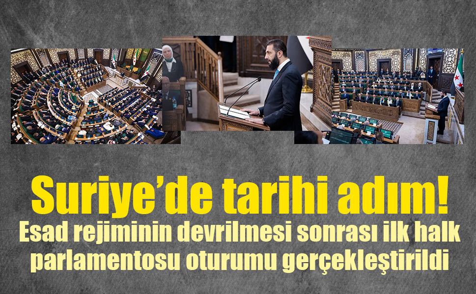 Suriye'de yeni dönem başladı: Esad sonrası ilk parlamento toplandı, Meclis Başkanı belli oldu