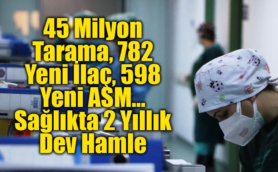 Sağlık Bakanlığı 2 Yıllık Karnesini Açıkladı!!