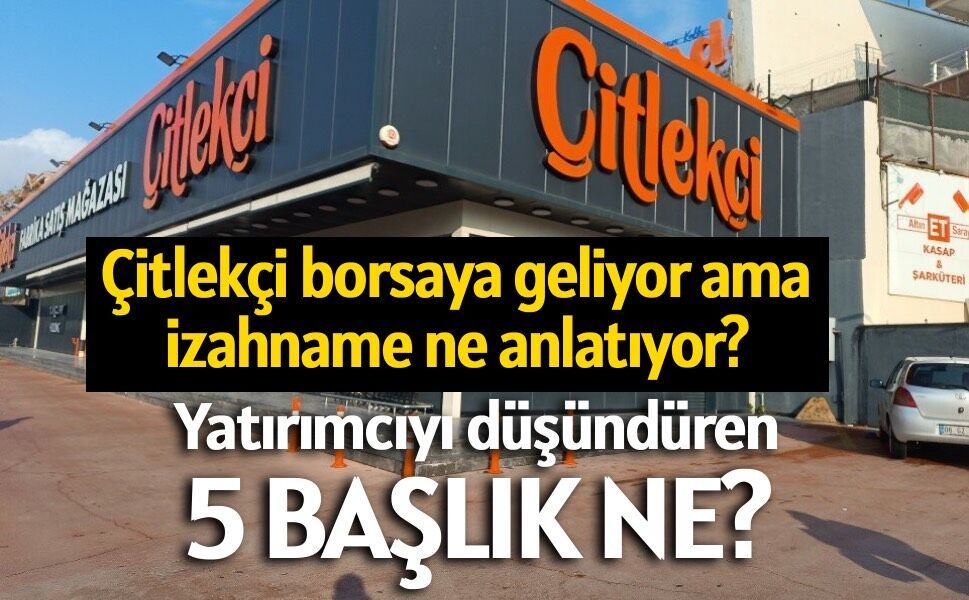 Çitlekçi halka arzında dikkat çeken tablo: 2,69 milyar liralık arzın perde arkasında neler var?