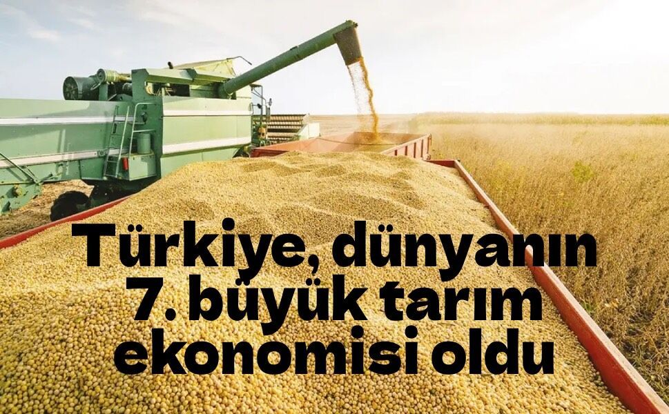 Türkiye tarımda dünya devleri arasına girdi! 83,2 milyar dolarla 7’nci sırada