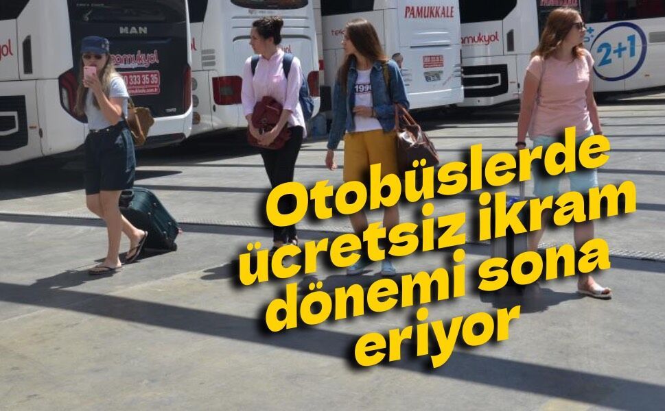 Maliyet krizi otobüs ikramlarını vurdu: Paralı servis kapıda!
