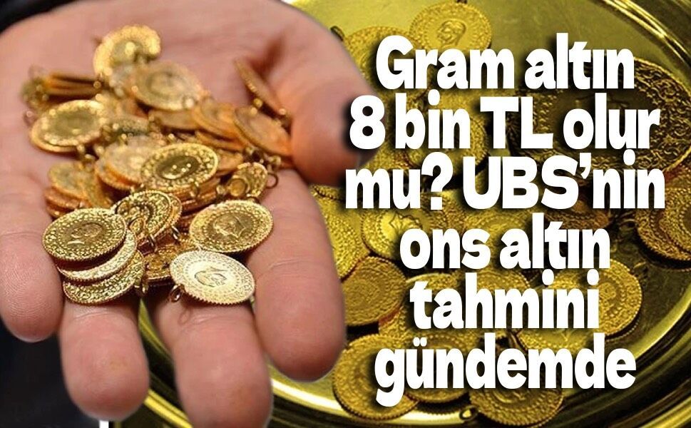 UBS’den altın tahmini: Ons altın için 5 bin 200 dolar hedefi