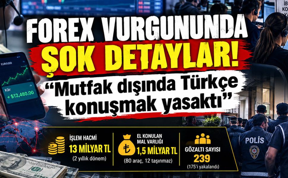 Forex vurgununda şok detaylar! “Mutfak dışında Türkçe konuşmak yasaktı”