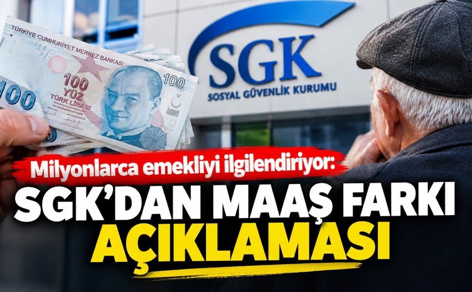 Emekli aylığında yüzde 30 fark! SGK’dan kritik açıklama geldi