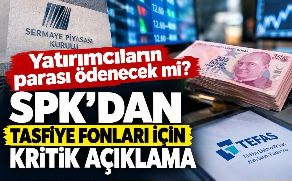 SPK’dan tasfiye sürecindeki fonlar için kritik açıklama