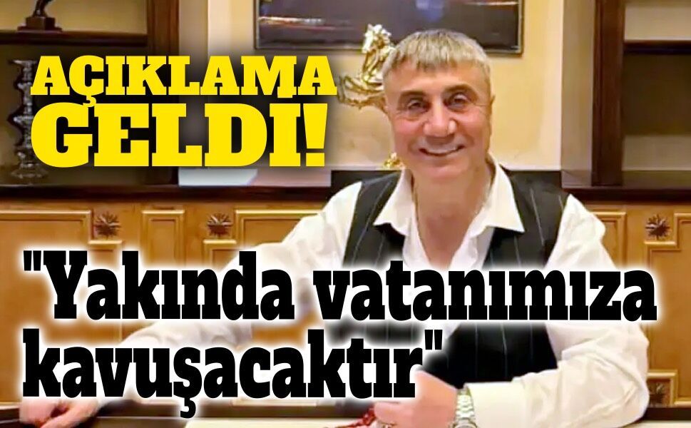 MHP'den Sedat Peker için dikkat çeken mesaj: "Yakında vatanımıza kavuşacaktır"