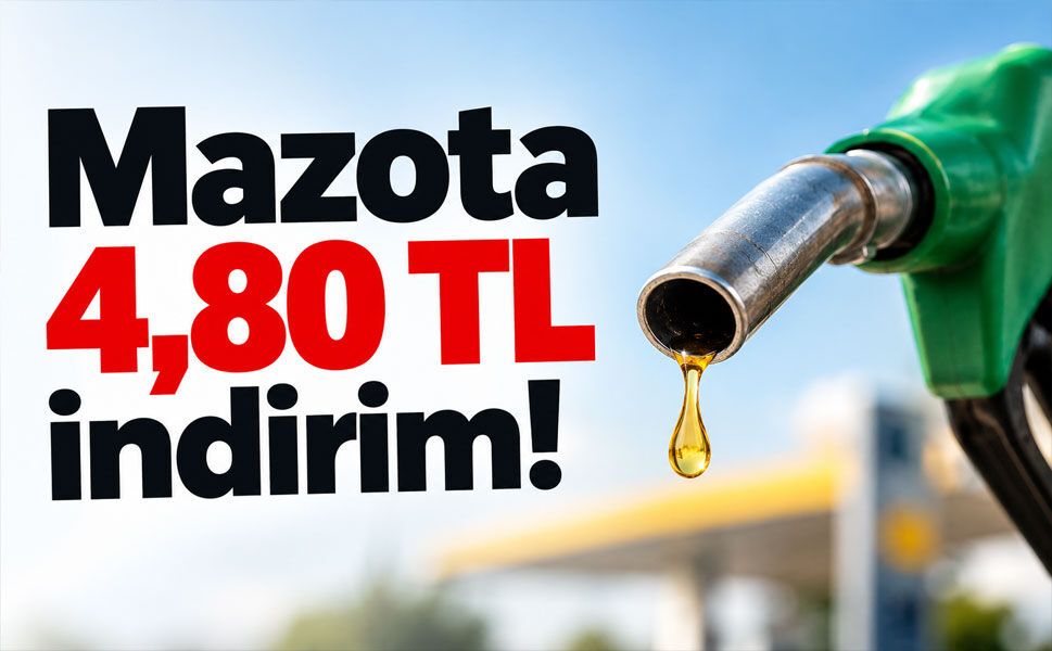 Motorine 4,80 TL indirim geldi!