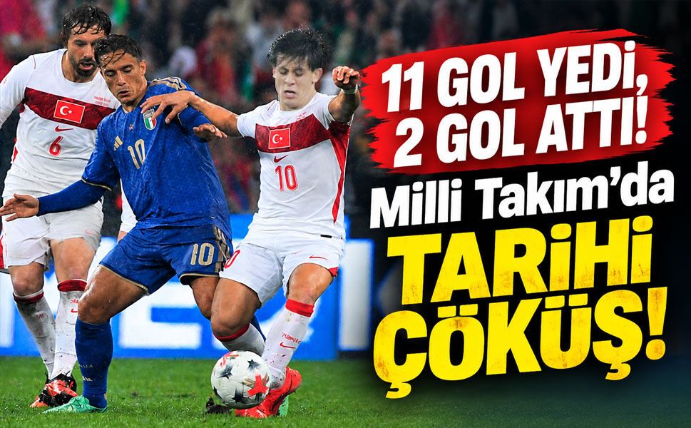 Milli Takım’da tarihi çöküş! 38 yıl sonra ilk kez üst üste 4 mağlubiyet