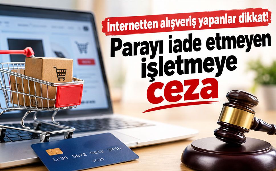 İnternetten alışveriş yapanlar dikkat! Ürünü göndermeyen işletmeye iade cezası