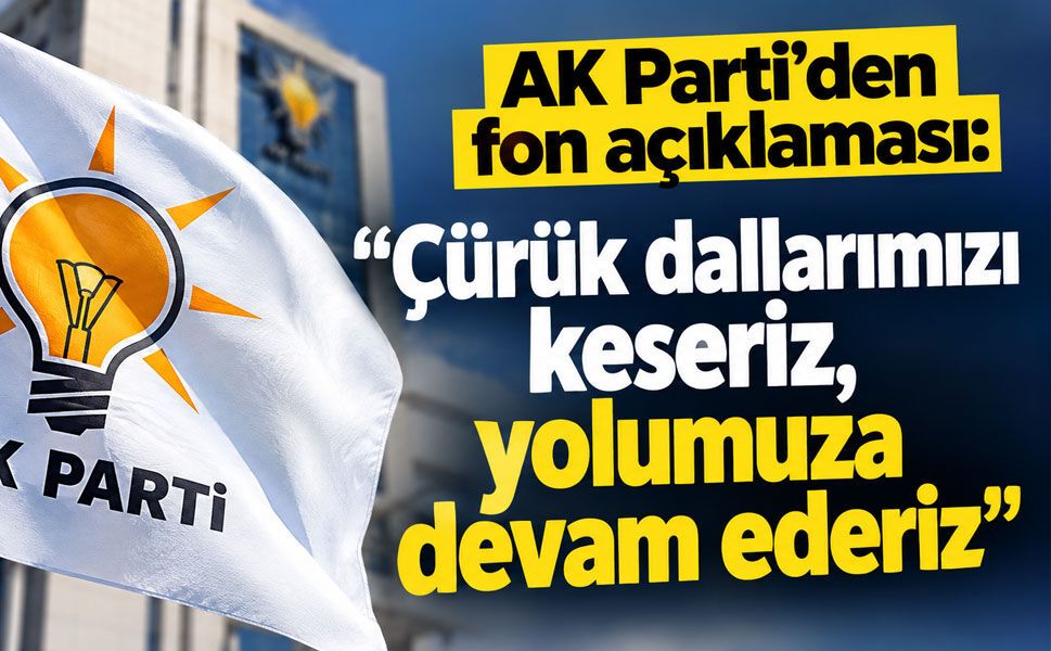 Kürşad Zorlu'dan fon meselesine ilişkin açıklama