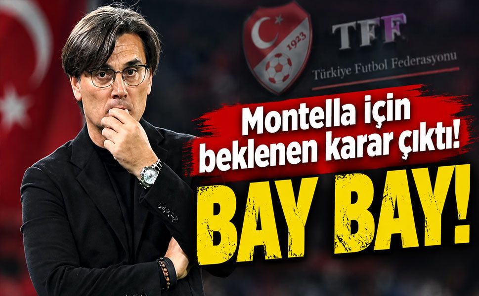 TFF yönetimi devam dedi, Montella için ayrılık kararı aldı!