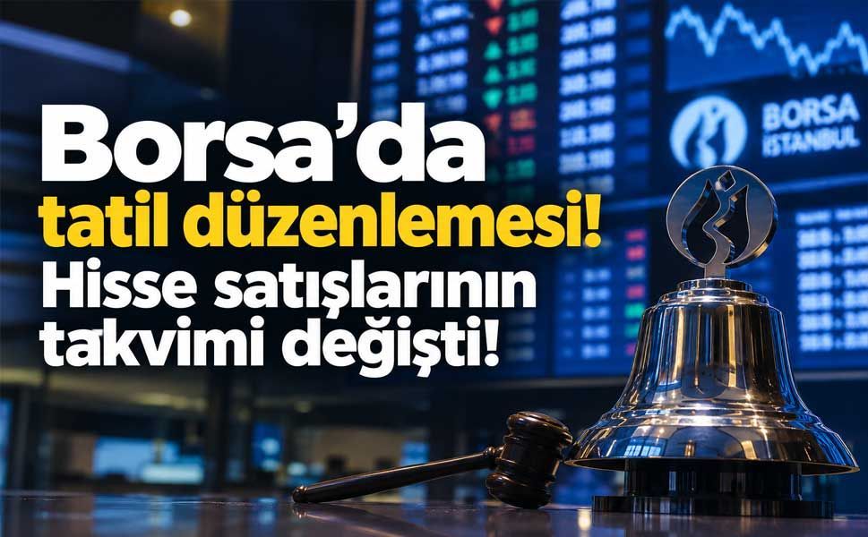 Borsa İstanbul’da 29 Ekim tatili: Hisse satanların parası ne zaman yatacak?