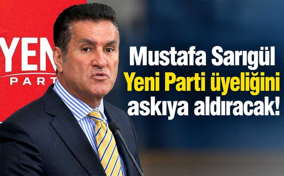 Mustafa Sarıgül’den YENİ Parti kararı: Üyeliğini askıya aldıracak!