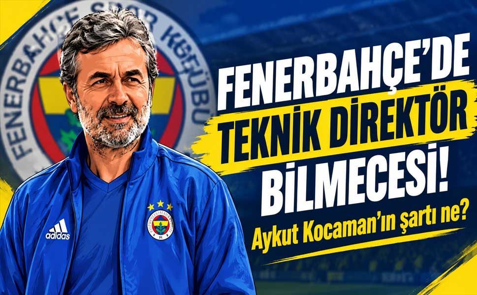 Fenerbahçe’de Aykut Kocaman sesleri! Tek şartı ortaya çıktı!