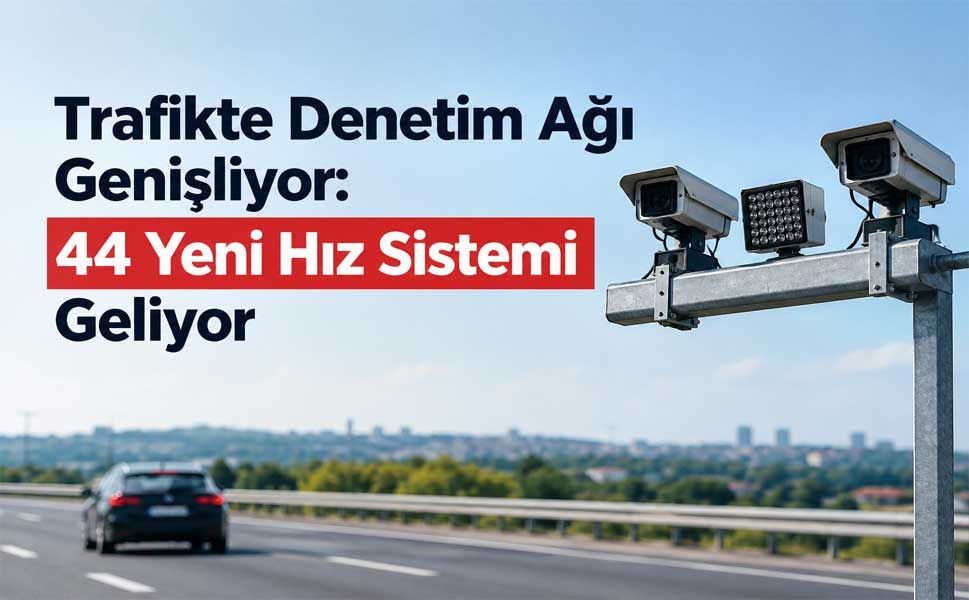 Trafikte 2027 Dönemi: 44 Ortalama Hız Sistemi Devreye Giriyor, 115 Milyon Denetim Hedefleniyor