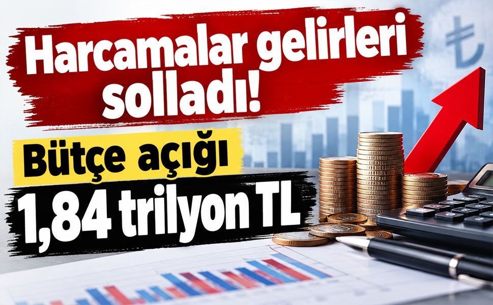 Bütçede açık büyüyor! 9 ayda 1,84 trilyon TL’lik açık