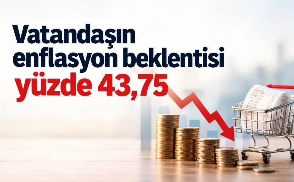 TCMB açıkladı: Hanehalkının enflasyon beklentisi yüzde 43,75’e geriledi