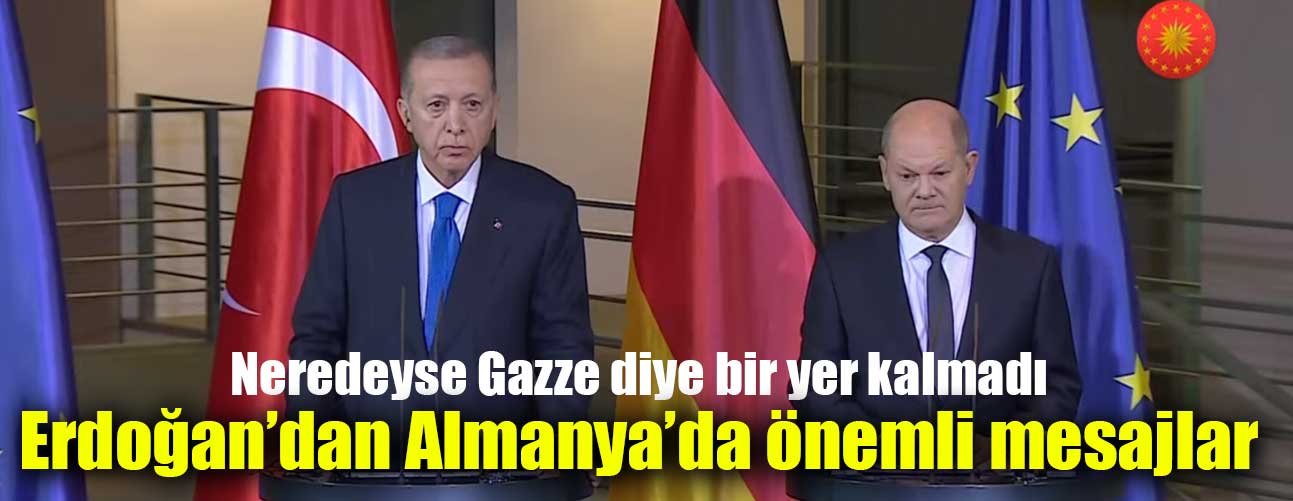 Erdoğan, Almanya Başbakanı Olaf Scholz ile ortak basın toplantısı düzenledi - Ekovitrin Haber