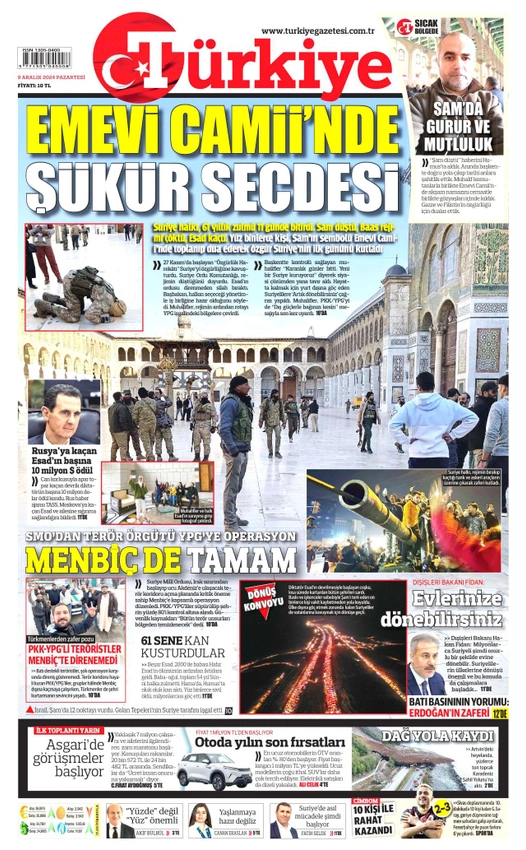 Turkiye Gazetesi 2024 12 09 09K2 Yany