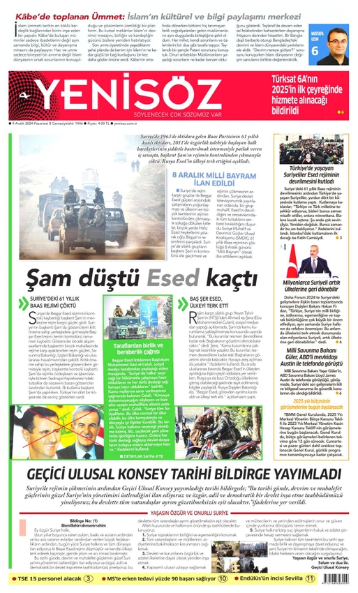 Yeni Soz Gazetesi 2024 12 09 Ohp Df9K