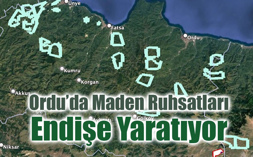 Ordu’da Maden Sahaları Tartışması Her Geçen Gün Daha Da Büyüyor!