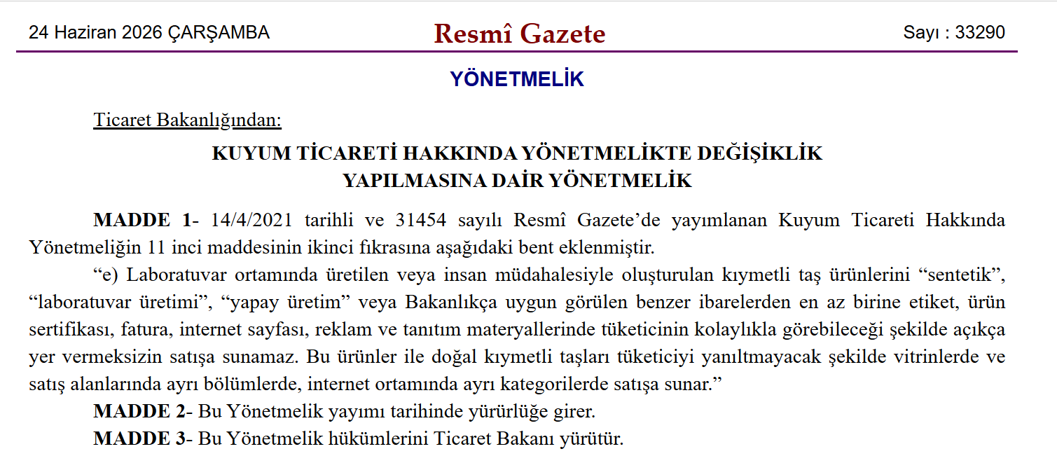 Kuyum Resmi Gazete