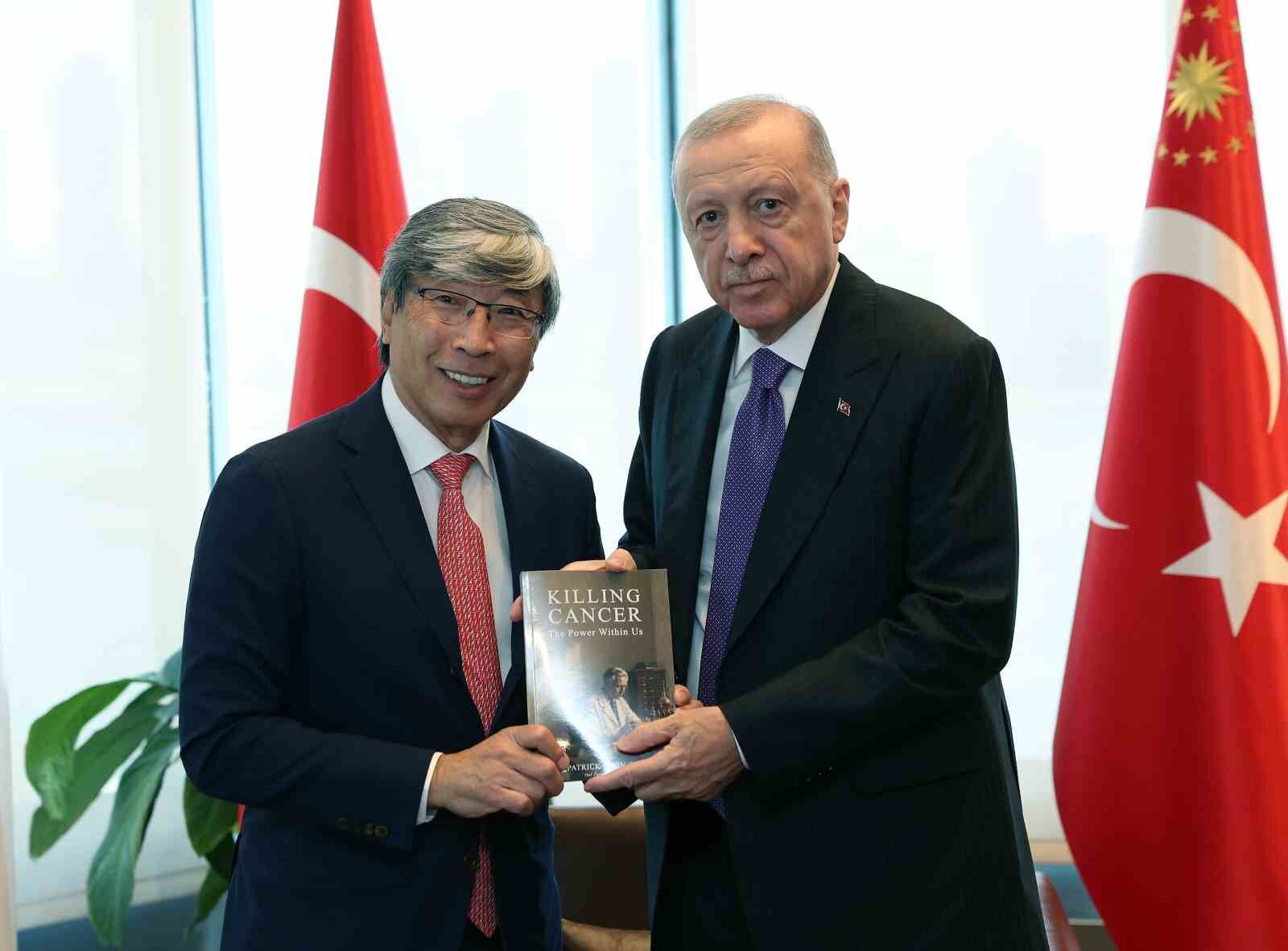 Cumhurbaşkanı Erdoğan, Doktor Patrick Soon-Shiong'u kabul etti