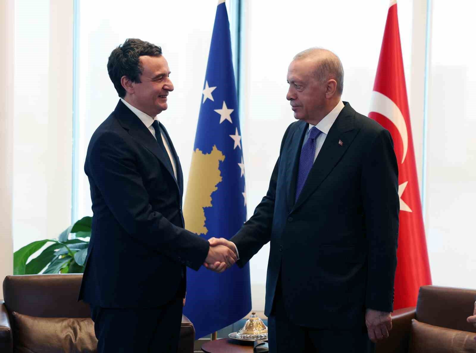 Cumhurbaşkanı Erdoğan, Kosova Başbakanı Kurti ile görüştü