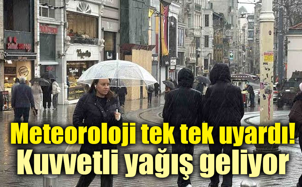 Sıcaklıklar 8 derece düşüyor, kuvvetli yağış geliyor
