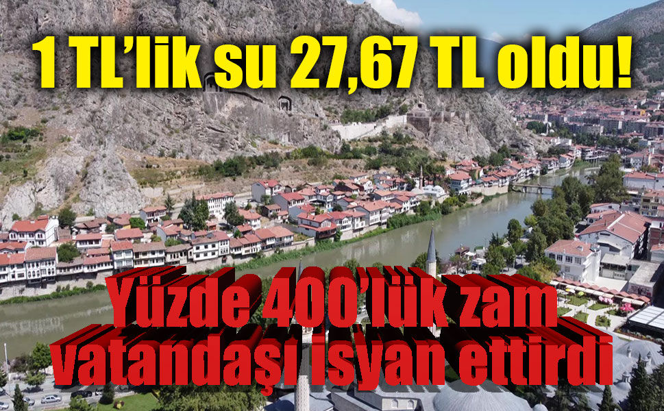 Su 3 yıl önce 1 TL'den satılıyordu, şimdi fiyatı doğalgaz ve elektriği geçti!