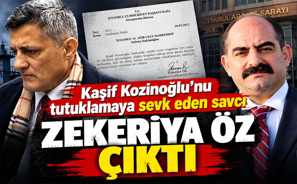 Kaşif Kozinoğlu dosyasında dikkat çeken belge: Zekeriya Öz'ün sevk yazısı ortaya çıktı