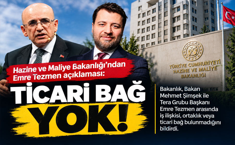 Hazine ve Maliye Bakanlığı'ndan Emre Tezmen açıklaması
