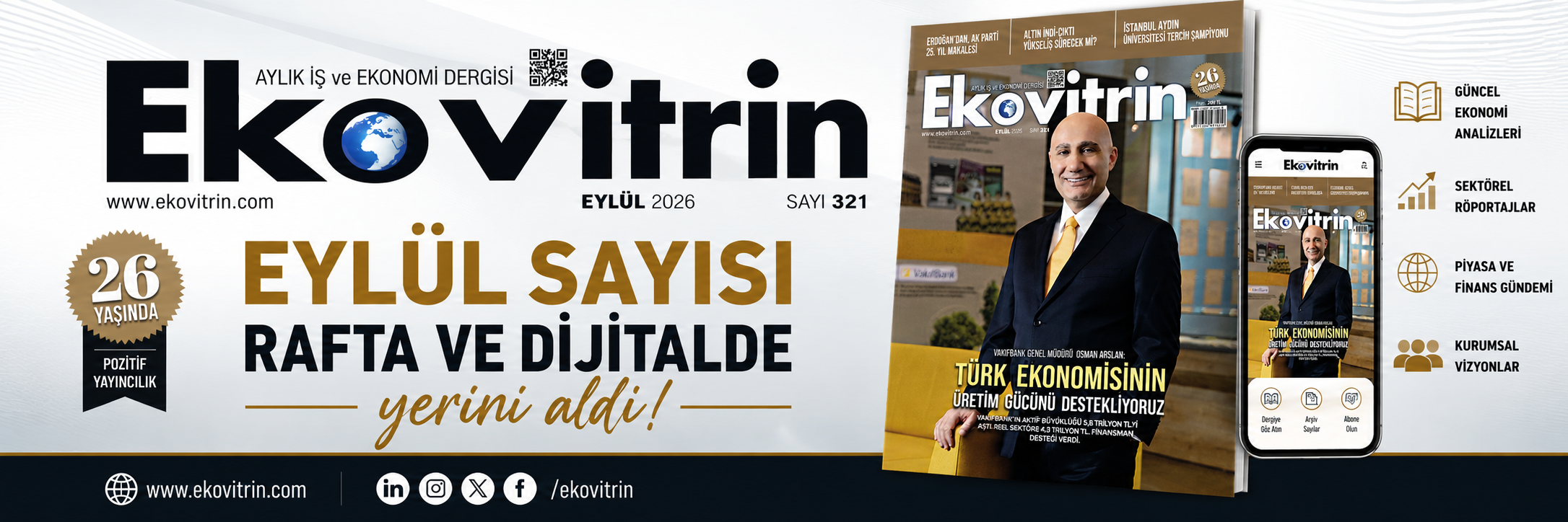 Ekovitrin Dergisi Eylül 2026