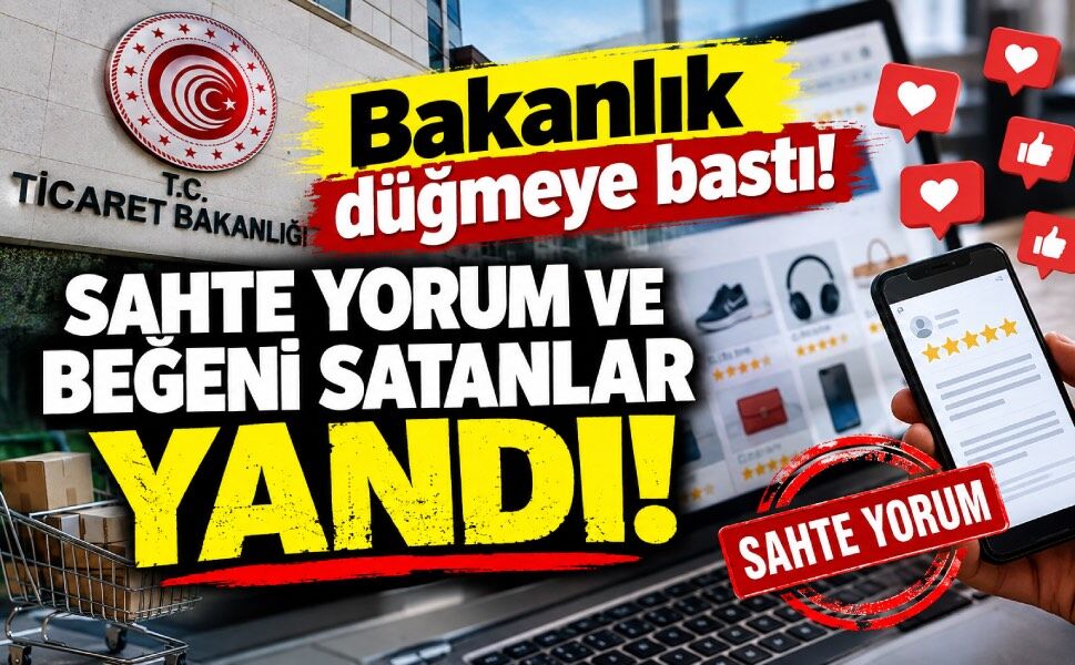 Bakanlık düğmeye bastı! Sahte yorum ve beğeni satanlar yandı!