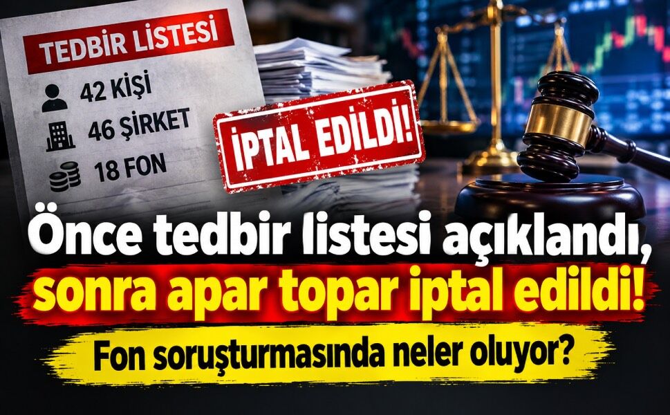 Fon soruşturmasında ne oluyor? Tedbir kararı kaldırıldı, Başsavcılık açıklama yaptı
