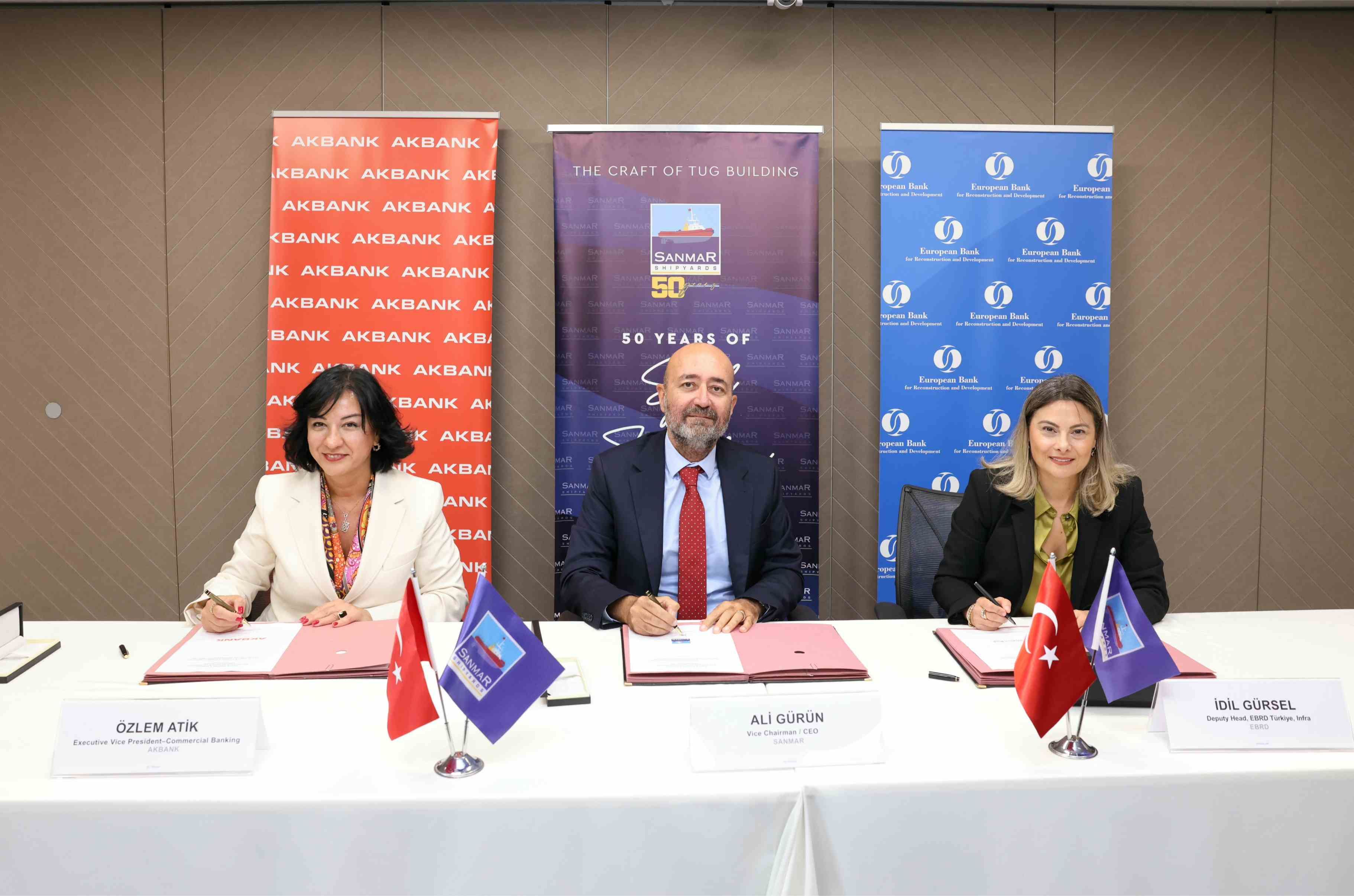 Akbank ve EBRD’den Sanmar Denizcilik’e 45 Milyon Euro Finansman