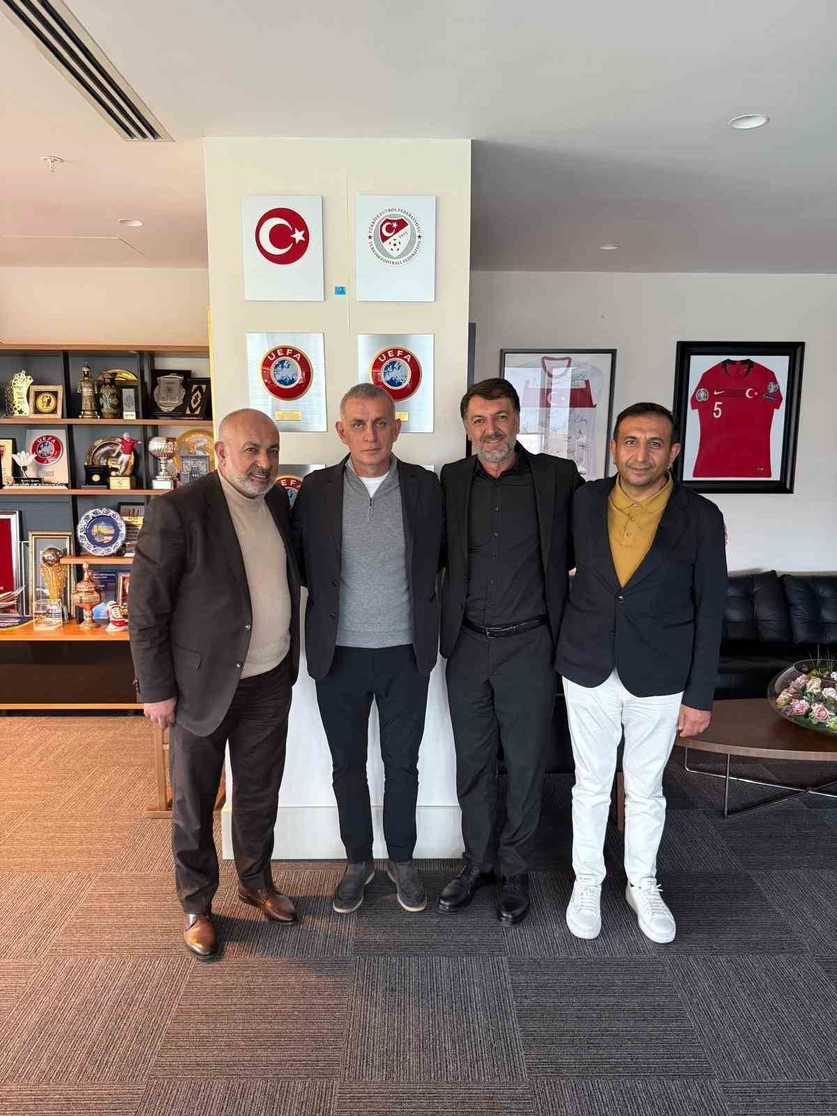 Ali Çamlı'dan TFF Başkanı Hacıosmanoğlu'na ziyaret