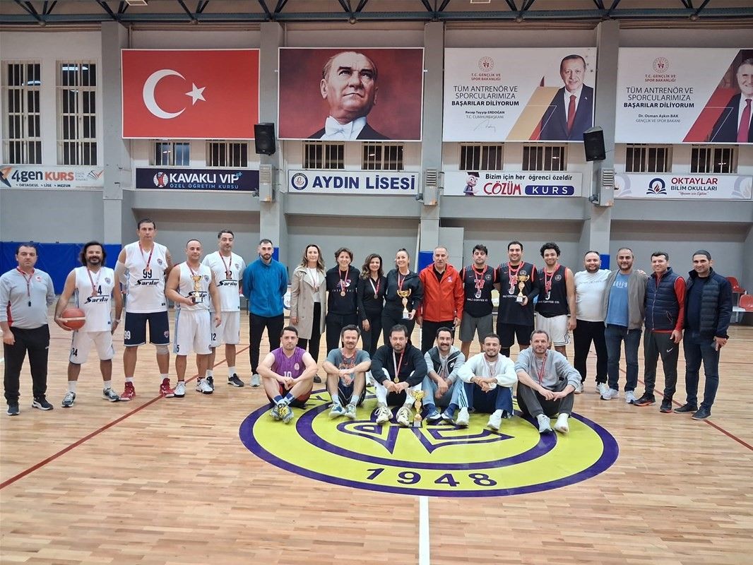 Aydın'da kamu çalışanları basketbol turnuvasında buluştu
