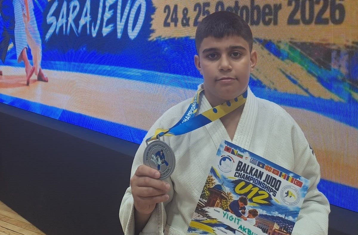 Yiğit Akbulut'tan judoda Balkan ikinciliği