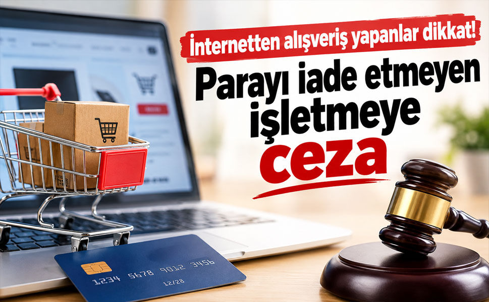 İnternetten alışveriş yapanlar dikkat! Ürünü göndermeyen işletmeye iade cezası